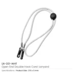 Double Hook Cord Lanyards with Adjustable Lock - Image 4