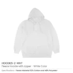 Fleece Hoodies with Zipper in (S to 3XL) Sizes - Image 11