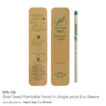 Ghaf Seed Plantable Pencil in Single Pack Eco-Sleeve - Image 2