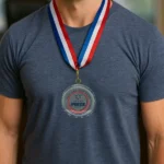 Glass Medals with Ribbon and Box - Image 6