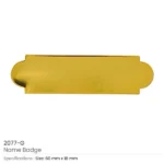 Metal Name Badges in Gold and Silver Colors - Image 5