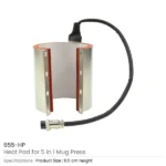 Heat Pad for 5 in 1 Mug Press Size: 10.2 cm - Image 4