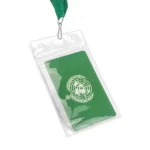 Vertical ID Card Holder with Resealable Zip - Image 2