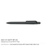 Maxema Kind rPET Pens, Matte Solid Color, Push Button Clip, Blue Ink - Image 11