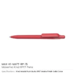 Maxema Kind rPET Pens, Matte Solid Color, Push Button Clip, Blue Ink - Image 8