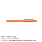 Maxema Kind rPET Pens, Matte Solid Color, Push Button Clip, Blue Ink - Image 7