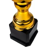 Metal Close Cup Trophies with Two-Sided Handle & Attached Ribbons - Image 4