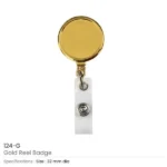 Round Metal Reel Badges for ID Cards - Image 2