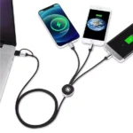3-in-1 Multi-Charging long cable 105cm with Light Up Logo - Image 6