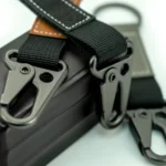 Laserable PU Leather Keychains with Sling Snap Hook - Image 9
