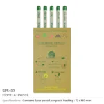 Plantable A Pencils Set Seeds Tomato Coriander Chili Mustard Fenugreek - Image 2