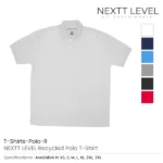 NEXTT LEVEL Polo T-Shirts in Recycled Material (200GSM) - Image 8