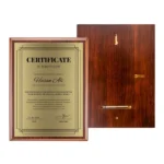 Portrait Wooden Plaques with Stand and Presentation Box - Image 5