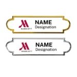 Metal Name Badges in Gold and Silver Colors - Image 3