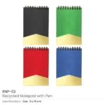 Recycled Notepad with Pen - Image 8