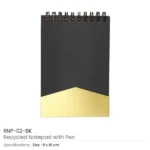 Recycled Notepad with Pen - Image 3