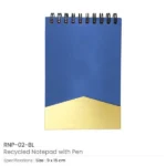Recycled Notepad with Pen - Image 4