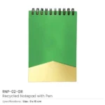 Recycled Notepad with Pen - Image 5