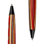 Sadu Design Metal Pens Matte Finish with Twist Action Mechanism, Blue Ink - Image 3