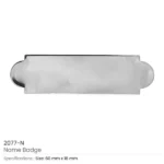 Metal Name Badges in Gold and Silver Colors - Image 4