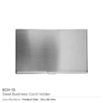 Steel Business Card Holder - Image 3