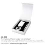 Technology Items Gift Set in White Magnetic Closure Gift Box - Image 2