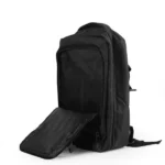 Travel Backpacks in Black Polyester Material - Image 7