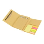 Tri-Fold Notepad with Sticky Notes, Pen, Card Slot and Ruler - Image 2