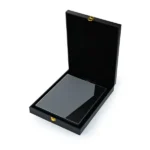 Two-Toned PU Leather Awards with Aluminum Frame & Stand in Luxury Box - Image 8