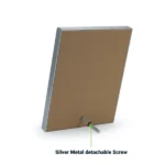 Two-Toned PU Leather Awards with Aluminum Frame & Stand in Luxury Box - Image 7