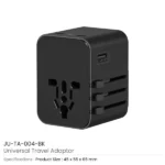 Universal Travel Adaptors, 17W, 2Type C+2USB+AC Port - Image 2