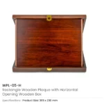 Wooden Plaque – Horizontal with Presentation Box - Image 2