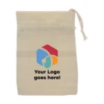 Drawstring Cotton Pouch Bags - Image 3